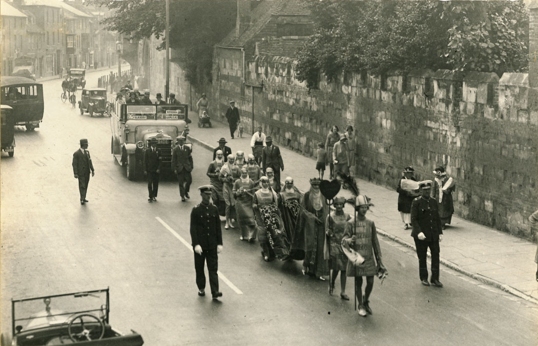 Salisbury Infirmary Carnival street procession, 1930