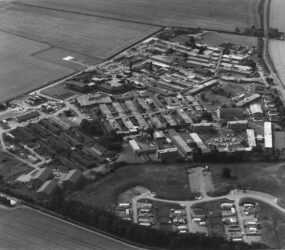Aerial view of SDH in 1980s