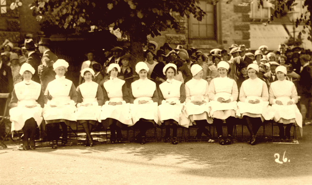 Nurses at Salisbury Carnival 1930