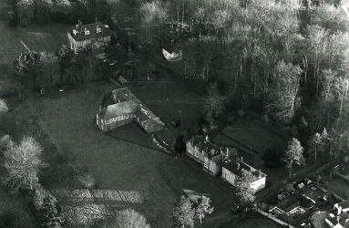Aerial view of Harnwood Hospital site