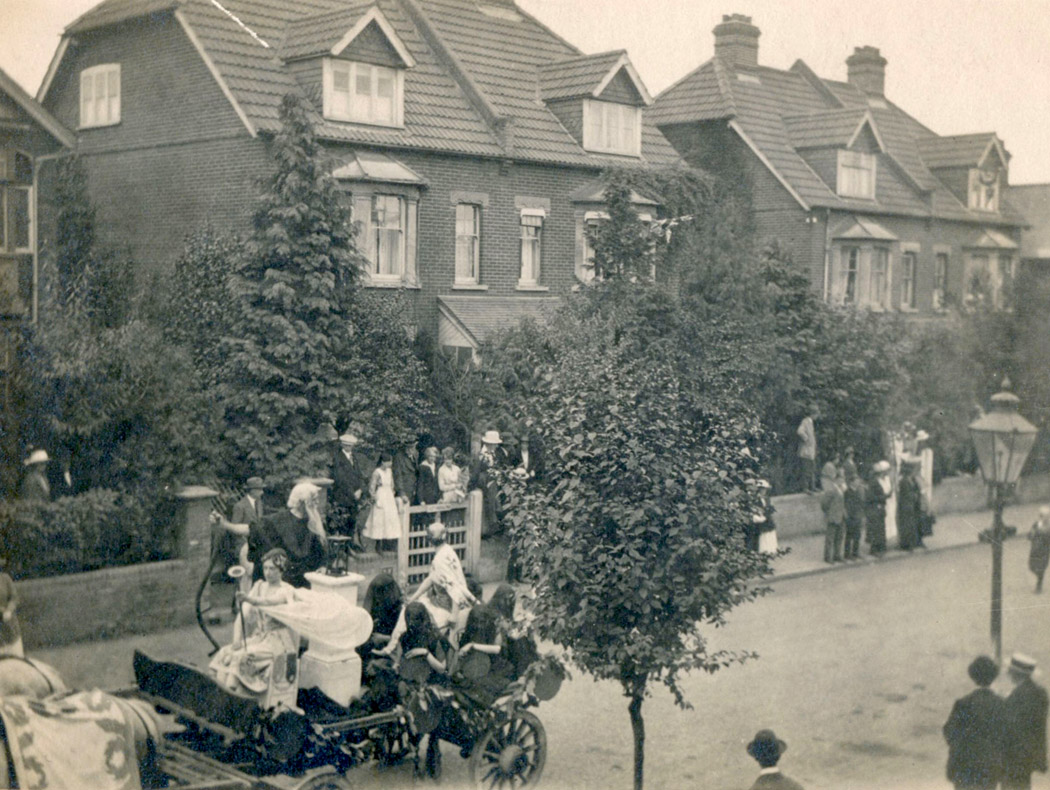 Salisbury Peace Parade, 1919 – Old Father Time character