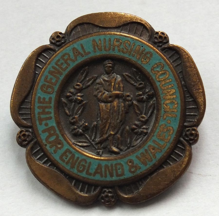 General Nursing council of England and Wales badge