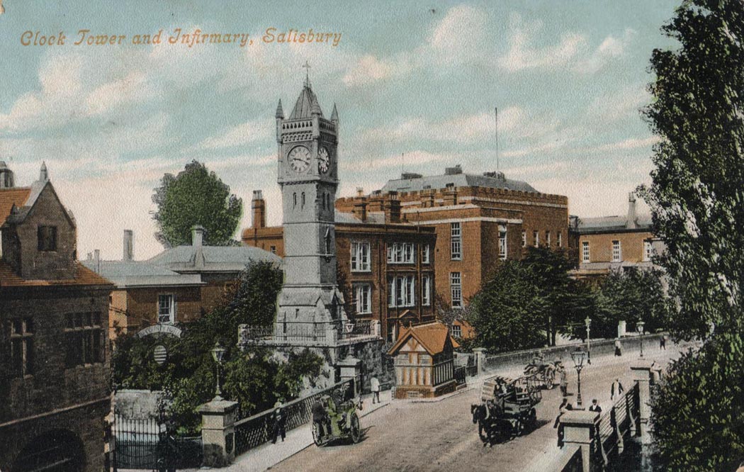 Postcard of Salisbury General Infirmary