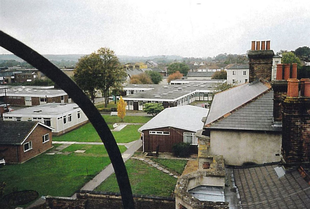 2019 Old Manor Hospital view of buildings from rooptop