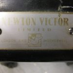 Newton Victor company name plate attached to x-ray machine