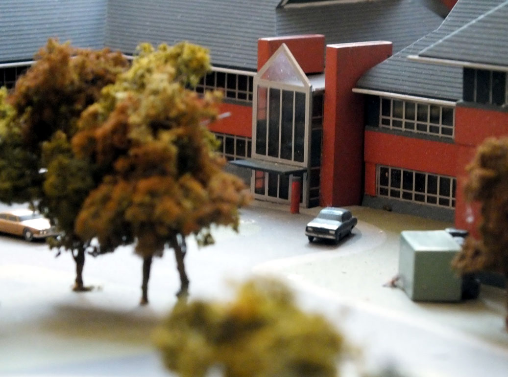 3D model of Salisbury District Hospital