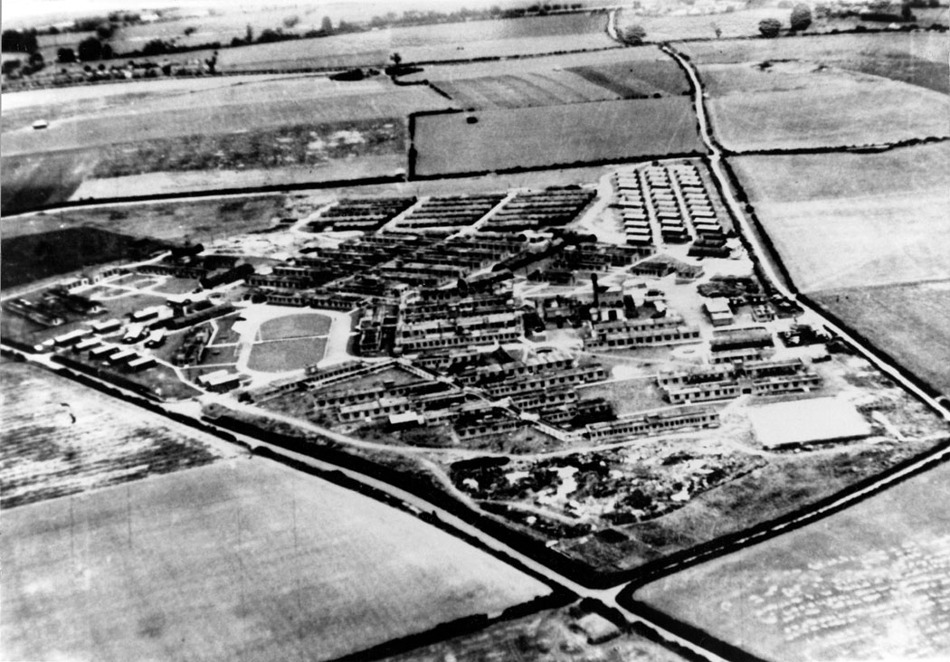 Aerial image of 158th General Hospital, Odstock 1940s