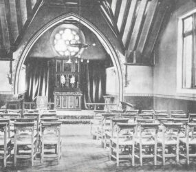 The Chapel interior at the Herbert Home