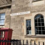 Photograph of the road sign for Royal Crescent Bath