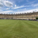 Photograph showing Royal Crescent in Bath