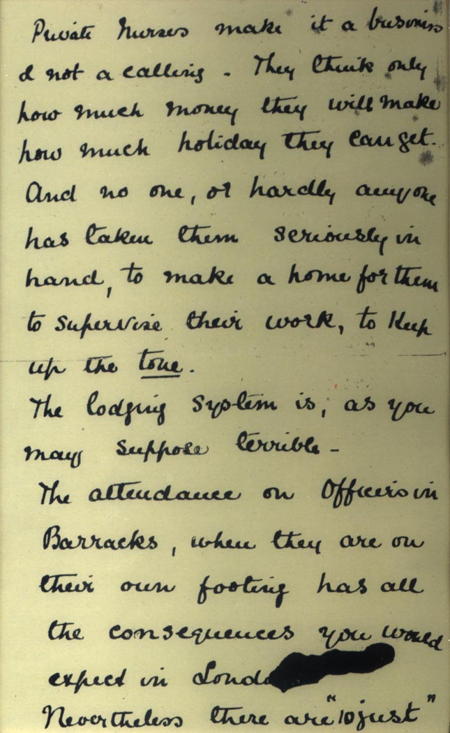 Letter from Florence Nightingale dated 15 Nov 1896, page 2