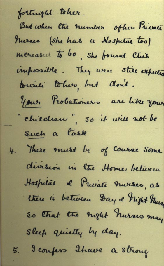 Letter from Florence Nightingale dated 15 Nov 1896, page 6