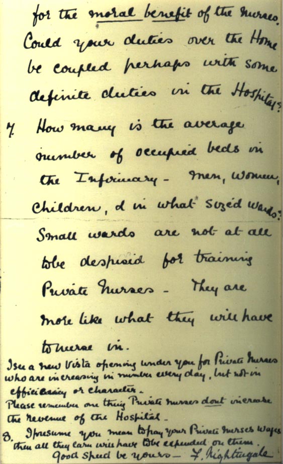 Letter from Florence Nightingale dated 15 Nov 1896, page 8
