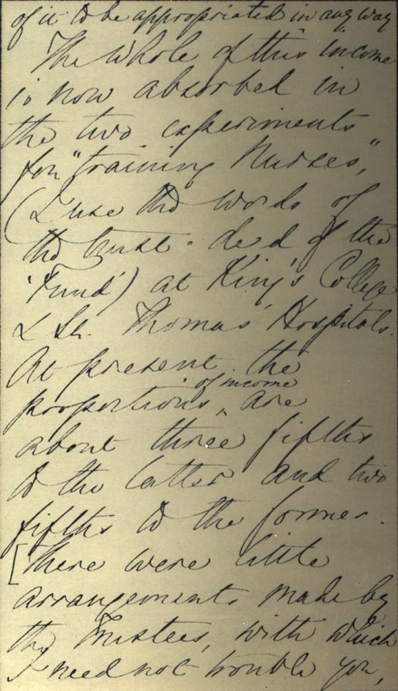 Letter from Florence Nightingale, dated 27 Feb 1862, page 3