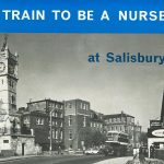 Front cover of leaflet with photo of Salisbury Infirmary, Fisherton Street
