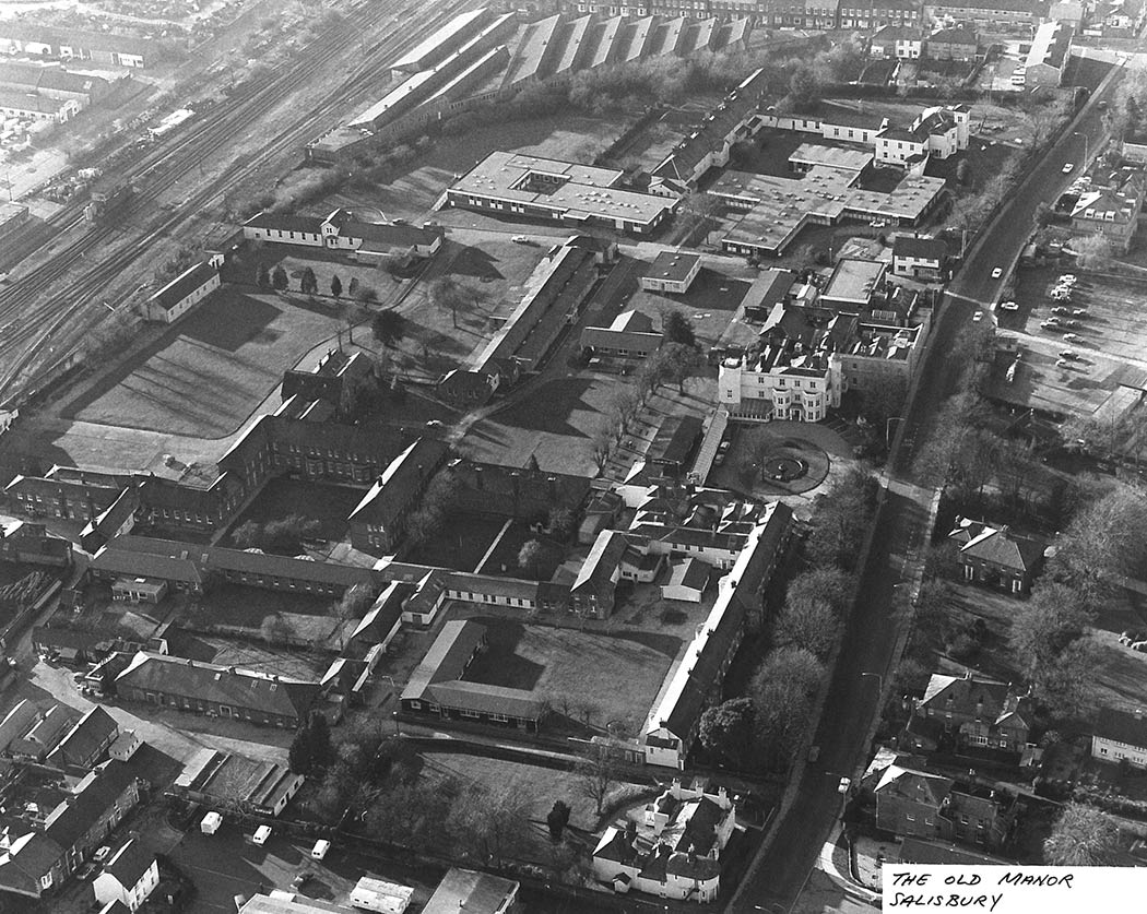 Old Manor Hospital aerial view