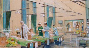 Nursing and doctors at patients' bedsides