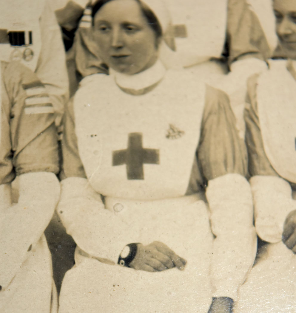 Red cross nurse, World War 1 sporting a wristwatch