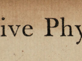 Close up text of Primitive Physick book